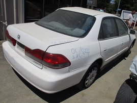 2001 HONDA ACCORD LX WHITE 2.3L AT A16378